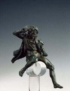 Griechische Kunst: Alexander der Große zu Pferd (Bronzeskulptur von Lysippos) von Lysippos (attributed to)