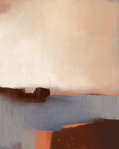 Abstrakte Landschaftsruhe von MANSI SAXENA