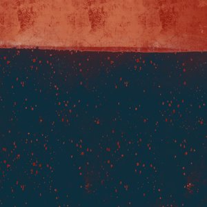Tiefblaue Rostabstraktion von MANSI SAXENA