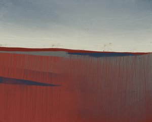 Roter Erdhorizont von MANSI SAXENA