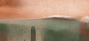 Gelassene abstrakte Landschaft