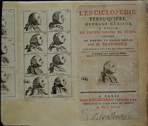 Enzyklopädie der Perückenmacher, veröffentlicht in Paris