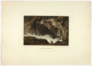 Grotte der Sirenen, Platte dreißig aus den Ruinen von Rom von M. Dubourg