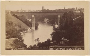 Bern. Eisenbahnbrücke. von M. Vollenweider