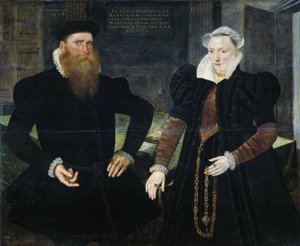 Porträt von Gillis Hooftman von Maarten de Vos