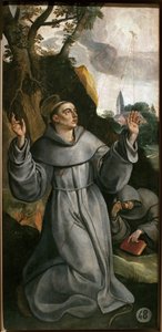 Heiliger Franz von Assisi (1181-1226) von Maarten de Vos