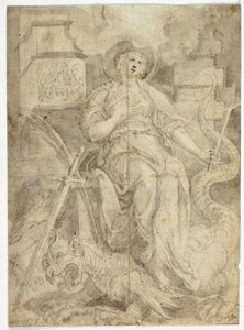 Studie für die Heilige Margarete