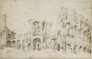 Maarten van Heemskerck - Rom, das Kolosseum von Maarten van Heemskerck