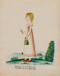 Porträt von Sarah Musser von Maentel, Jacob
