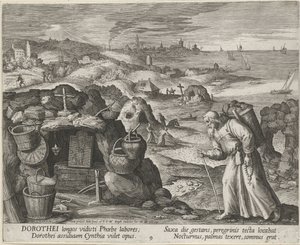 Der heilige Dorotheus von Gaza als Einsiedler, 1600