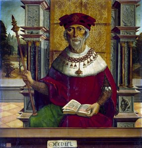 Der Prophet Ezechiel von Maestro de Becerril