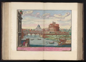Engelsburg, Petersdom und der Fluss Tiber