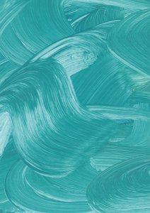 Fließende Teal-Pinselstriche