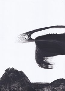 Fließende Zen-Striche von Maira Ribena