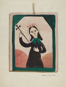 Retablo Jungfrau von Majel G. Claflin
