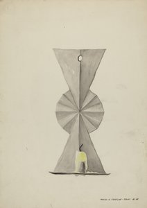 Zinnleuchter, 1935-1942 von Majel G. Claflin