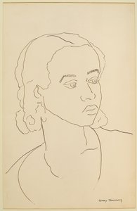 Studie eines Mädchens Nr. 4 von Malvin Gray Johnson