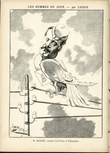 Illustration von Manuel Luque (1854-1919) in La Caricature (1880)