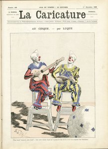 Illustration von Manuel Luque (1854-1919) für das Titelblatt von La Caricature (1880) von Manuel Luque