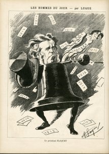 Illustration von Manuel Luque (1854-1919) für das Titelblatt von La Caricature (1880) von Manuel Luque