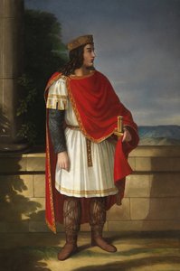 Suintila, Westgotenkönig, Mitte des 19. Jahrhunderts von Manuel Miranda y Rendón