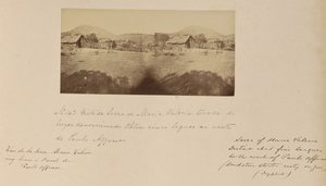 Blick auf Serra de Maria Valéria vom Ort Retero fünf Meilen westlich von Paulo Affonso von Marc Ferrez