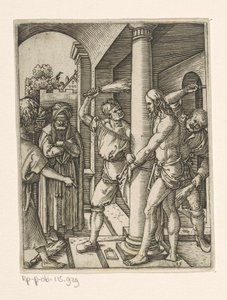 Geißelung Christi von Marcantonio Raimondi
