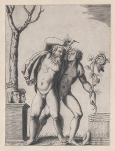 Speculum Romanae Magnificentiae: Junger und alter Bacchant