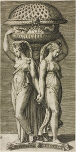 Der Weihrauchbrenner von Marcantonio Raimondi