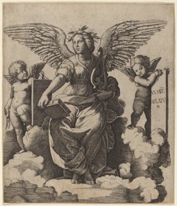 Poesie von Marcantonio Raimondi after Raphael