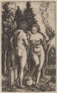 Mann und Frau mit einem Ball