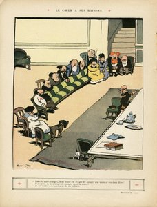Illustration von Marcel Capy (1865-1941) in Le Rire von Marcel Amable O.L. Capy