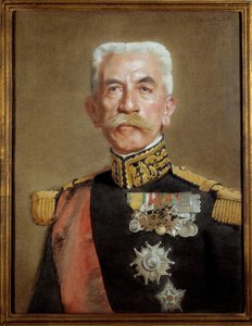Porträt von Hubert Lyautey, Marschall von Frankreich (Louis-Hubert-Gonzalve Lyautey) von Marcel Andre Baschet