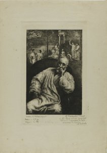 Pierre Puvis de Chavannes, Porträt und Komposition von Marcellin Gilbert Desboutin