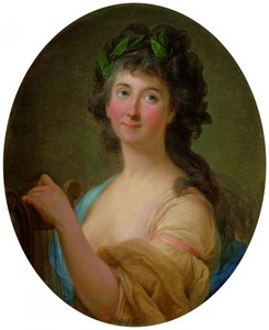 Porträt von Katarzyna Gattai Thomatis als Muse von Marcello Bacciarelli