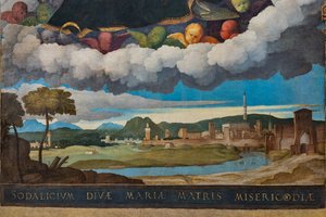 Detail der Stadt Vicenza von Marcello Fogolino