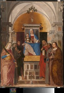 Madonna mit Kind und den Heiligen Katharina