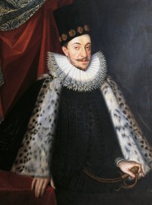 Porträt von Sigismund III. Vasa, König von Schweden und Polen, von Martin Kober