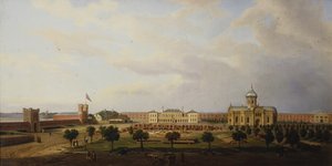 Innenansicht der Festung Iwangorod, 1846