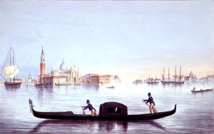 Venezianische Gondel (gestochen von Brizeghel) von Marco (after) Moro