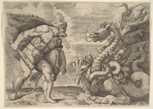 Herkules und die Hydra von Lerna