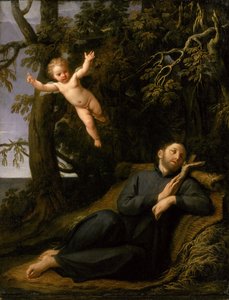 St. Franz von Sales (1567-1622) in der Wüste, ca. 1700-10