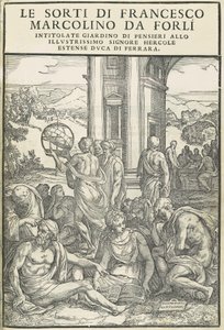 Le Sorti...intitolate giardino di pensieri, Oktober 1540. Schöpfer: Unbekannt, Marco Dente