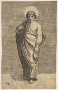Heiliger Matthäus mit einer Tasche von Marco Dente