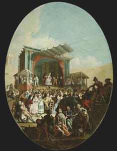 Eine italienische Komödie in Verona, 1772