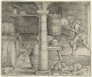 Fabel von den zwei Mäusen von Marcus Gheeraerts (I)