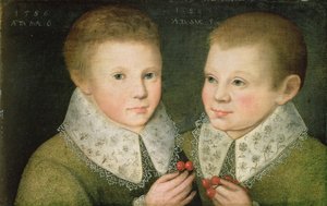 Porträt von zwei Brüdern, 1586
