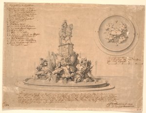 Entwurf für ein Denkmal für Frederik V. am Amalienborg