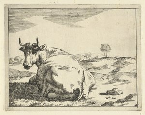 Liegende Kuh von Marcus de Bye