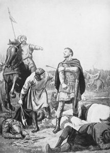 Die Gefangennahme des Kaisers Romanus Diogenes durch Alp Arslani im Jahr 1071 von Margaret (after) Dovaston